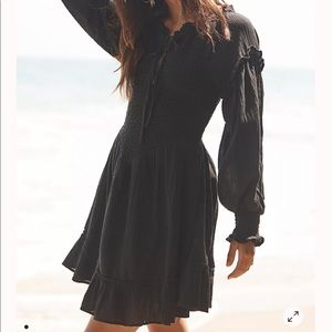 Free People Black Dress